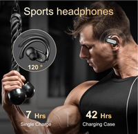 Écouteurs sans fil ANC personnalisés avec traduction IA, écouteurs TWS, écouteurs ouverts, écouteurs ergonomiques Bluetooth, écouteurs pour le travail et les jeux