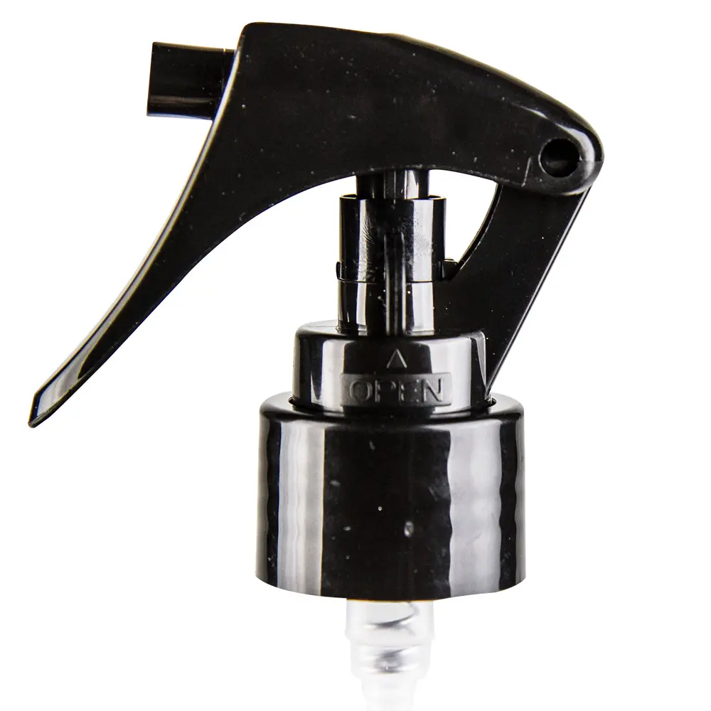 24-410 Black Mini Trigger Sprayer mit 7-3-4 Dip Tube & Locking Ship Clip trigger sprayer feinen nebel