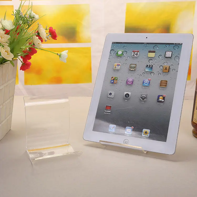 Rare Multi-functional Acrylic Display Stand Easel Props For iPad Laptop Large Phone Photo Album