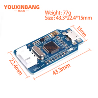 Youxinbang Compatible con J-Link OB ARM, Emulador de Montaje Superficial, Depurador, Programador SWD, Descargador STM32, Generación V8