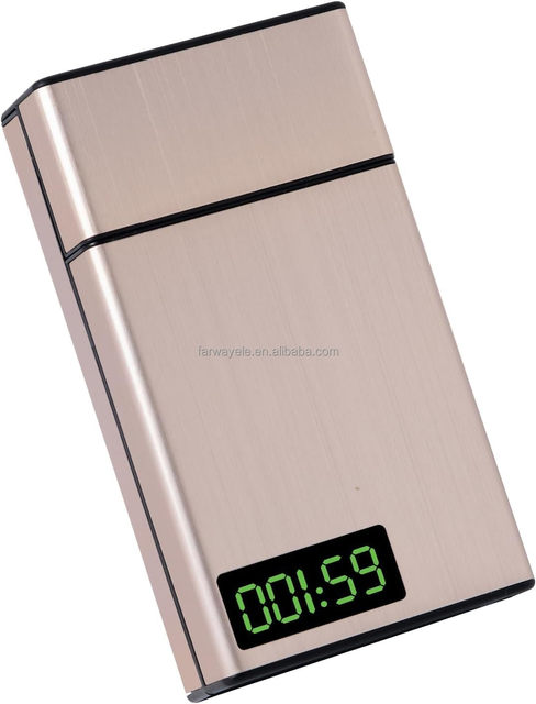Digital Countdown Timer Timed Lock Box Time Locking Small Container 999 Hours LCD Display Portable Locking Box with Timer Lock