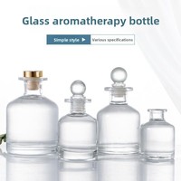 Bouteille d'aromathérapie en verre transparent Big Belly 150 ml, diffuseur de parfum de style nordique, volatilisation de parfum sans feu pour l'intérieur