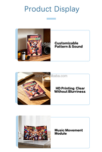 Tarjeta de Felicitación Musical de Cumpleaños, Diseño Personalizado, Tarjeta de Audio para Reproducir Canciones, Tarjeta de Felicitación Cantante para Regalo de Cumpleaños - Product Image 3