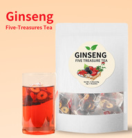 Sachets de Tisane aux Cinq Trésors de Ginseng et Maca Sans Caféine pour Hommes – Améliore la Vitalité – Qualité Supérieure – Sans Conservateurs – 30 Sachets