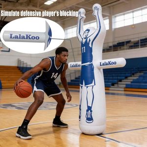 Mannequin de défenseur de basketball gonflable 7,6 pieds réglable et portable pour entraînement de la technique, avec pompe à <span class=keywords><strong>air</strong></span> facile à utiliser - Product Image 6