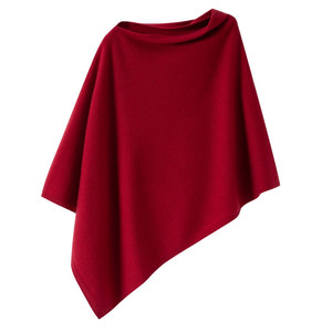 <span class=keywords><strong>Poncho</strong></span> en laine mérinos douce et chaude beige pour <span class=keywords><strong>femme</strong></span>, châle tricoté, cadeau pour elle, pull <span class=keywords><strong>poncho</strong></span> doux en cachemire - Product Image 2