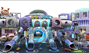 Ensemble de jeu souple à thème interstellaire 1200 <span class=keywords><strong>parc</strong></span> d'escalade en plastique pour enfants pour les écoles centres commerciaux centres de jeu aire de jeux intérieure - Product Image 2