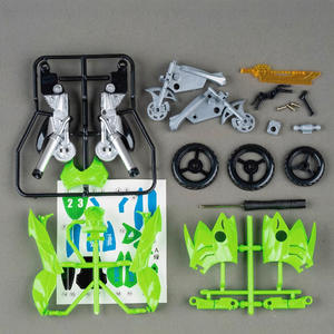 MSQuenched, juguetes educativos interactivos de elementos mixtos, motocicleta de plástico pequeña para niños, estudiantes, padres, tarjetas coleccionables - Product Image 4