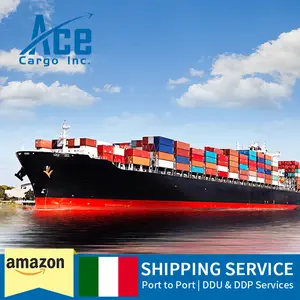 Kapal kargo amazon fba Logistik Internasional shenzhen FCL LCL forwarder angkutan laut ke Italia