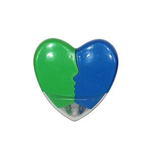 नया डिजाइन 2 में 1 प्यारा मिनी हाईलाइट पेन 2 रंग कावाई फ्लोरोसेंट मार्कर पेन बच्चों दिल का आकार कला मार्कर - Product Image 2