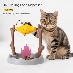 Juguete Dispensador Interactivo de Golosinas para Gatos, con Forma de Fogata, Dispensador de Comida Lento para Jugar en Interiores, Comedero para Gatos, Comedero para Mascotas - Product Image 3