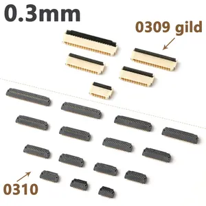 ตัวเชื่อมต่อ PCB 0.3มม. Pitch Fpc Ffc Smt 0.3มม. ตัวเชื่อมต่อ Pitch Zif Fpc Smt