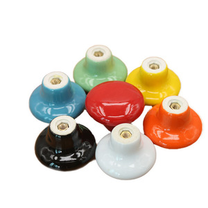 Manija <span class=keywords><strong>de</strong></span> cerámica colorida Jardín <span class=keywords><strong>DE</strong></span> LOS NIÑOS Estilo europeo moderno Cocina Dormitorio Armario Cajón Perilla Fácil instalación - Product Image 2