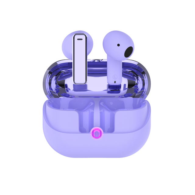 Customized AI Translator 6 Microphones Hybrid ANC Earbuds LED Battery for Bluetooth 5.4 Active Noise Cancellation Headphones