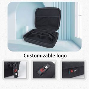 Estuche Rígido Grande para Audífonos, Resistente al Agua, de EVA, para Viaje, Caja de Almacenamiento para Auriculares, Bolsa de EVA Negra para Audífonos Inalámbricos - Product Image 5