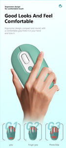 Ratón Inalámbrico Bluetooth Recargable para Oficina, 1600DPI, Diseño Delgado RGB para Diestros, Compatible con Mac - Product Image 3