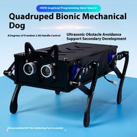 Intelligente Vierbeiner Mechanischer Hund Bionischer Roboter Elektronisches Haustier-Kit Programmier bare Fernbedienungsrobotik-Lernkits