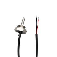 NTC-Temperatursensor-Sonde aus Edelstahl mit G1/4-Schraubanschluss, wasserdichter Temperaturwandler für Wassertank und Luftkompressor