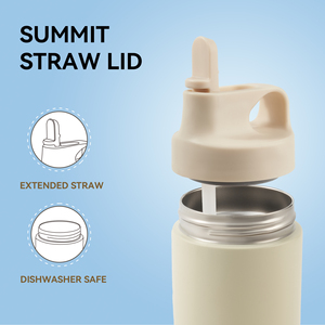 Portable Carry Handle Vacuum <b>Thermos</b> <b>Bottle</b> Leak Proof Flip Straw Lid Sweat Free Stainless Steel Water <b>Bottle</b> for Camping Hiking - Product Image 4