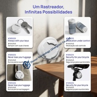 Localisateur traceur GPS universel 4-en-1 avec 2 accessoires pour semelles intérieures Ugreen (style carte)
