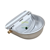 Nouvelle Abreuvoir Automatique en Acier Inoxydable avec Valve en Cuivre et Flotteur, 3L, pour Bovins et Ovins