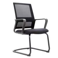 Chaise de bureau exécutive moderne à dossier haut en maille avec support lombaire et appui-tête pour bureau à domicile, chaise de bureau ergonomique réglable noire