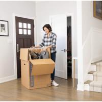 Boîte en carton ondulé haute sur mesure pour déménagement, emballage de vêtements, boîte de rangement en carton pour armoire