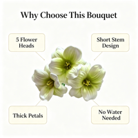 Fleur artificielle en PU, Tulipe Simulation Smile Brownie, pour bouquet de mariage et décoration