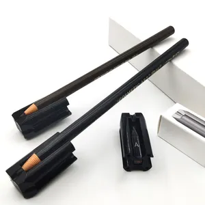 Profesyonel kaş kalemi Microblading kalıcı makyaj aksesuarları manuel plastik Mini 4 In 1 ördek gagası kalemtıraş