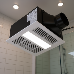 Ventilador de Extracción para Baño Vevor, 110 CFM, 1500W, Montaje en Techo, con Luz Blanca - Product Image 2