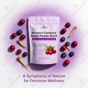 AegleWell Mélange de poudre d'herbes de canneberge pour femmes, complément alimentaire naturel à base de plantes avec D-Mannose, <span class=keywords><strong>Uva</strong></span> <span class=keywords><strong>Ursi</strong></span>, <span class=keywords><strong>complexe</strong></span> botanique en poudre - Product Image 2