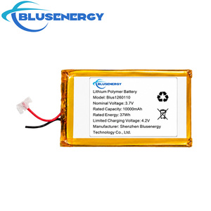 แบตเตอรี่ลิเธียมโพลิเมอร์ 3.7V 10000mAh แบบชาร์จได้ แบตเตอรี่ LiPo Pouch Cell ความจุสูง สำหรับอุปกรณ์การแพทย์ อุปกรณ์อิเล็กทรอนิกส์อัจฉริยะ - Product Image 1
