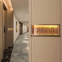 Nouvelles Plaques de Porte Personnalisables DSYMBOL 2026 – Panneaux Lumineux pour Hôtels, Numéros de Chambre et Numéros de Maison