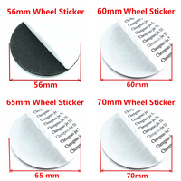 Autocollants noirs et argentés pour centre de roue de voiture 50/55/56/60/65/70/75/80/90/120 mm pour VW, emblèmes de moyeu de roue, accessoires