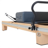 Máquina de Trapecio Fitness ZR Cadillac de Madera de Arce, Reformer de Pilates con Media Torre, para Estudio de Pilates, Garantía de 10 Años, Uso Universal, 120 kg