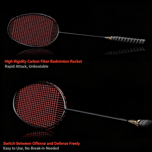 Raquette de badminton ultra-légère 5U pour une vitesse de frappe rapide et une meilleure maniabilité - Product Image 4
