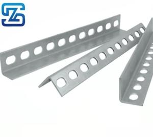 رف مستودع استخدام غي مشقوق زاوية شريط الصلب مع الثقوب - Product Image 3