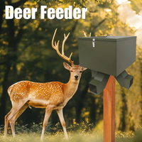 Mangeoire à maïs verticale multi-positions JH-Mech Custom Deer, capacité 30 lb, alimentation par gravité, en métal, pour cerfs