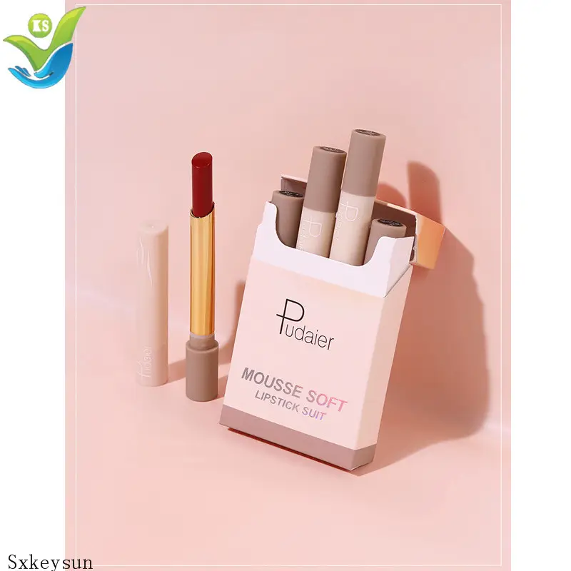 Wholesale most popular cigarette designs cosmetic matte smoke tube lipstick