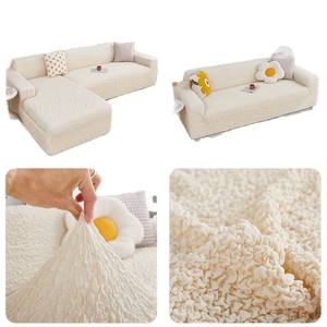 Funda de Sofá Elástica Estilo Japonés, Cremosa y Acolchada, Cubre Completamente el Sofá, Gruesa, para Todas las Estaciones, Resistente a Arañazos de Gatos - Product Image 5