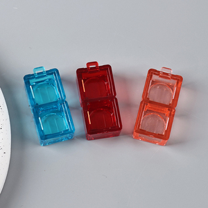 Porte-clés testeur de bouton transparent 2-en-1 DIY pour PC, avec bouton de décompression et interrupteur vierge pour personnalisation de couleur - Product Image 5