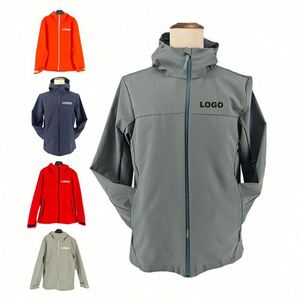 Design Sports Man Waterproof <b>Jacket</b> Softshell <b>Jacket</b> Custom Plus Size Hooded Windbreaker Sportswear Outdoor Waterproof <b>Jackets</b> - Product Image 1