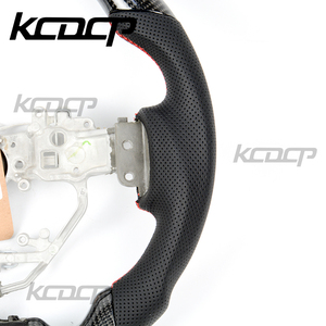 Ajuste para <span class=keywords><strong>Lexus</strong></span> IS250 IS350 IS350C RC LX570 GX460 RX350 ES GS RX LX RX NX ES RS <span class=keywords><strong>LC</strong></span> CT200 volante de fibra de carbono - Product Image 4