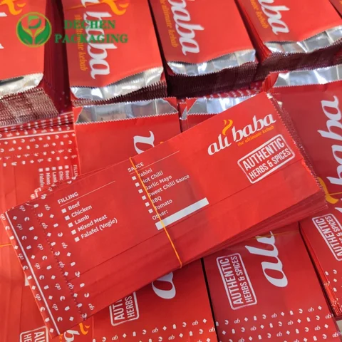 Chips Packaging Bags Nuts Three-Sides Sealing Special Shaped Resealable Aluminium Foil Food Bag