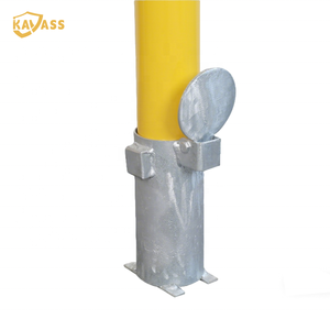 KAVASS In Ground Moveable Keylock Removable Parking Security Bollards With <strong>Locks</strong> For Driveways - Product Image 4