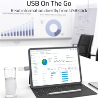 Grosir baru Tipe C ke USB 3.0 OTG adaptor kualitas tinggi pengisian cepat Output DC untuk ponsel pintar