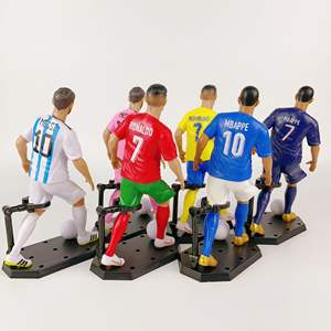 Figura de Estrella del Fútbol Mundial HY, <span class=keywords><strong>Messi</strong></span>, Rombappe, Muñeco Soldado, Adorno de Moda para Jugar - Product Image 2