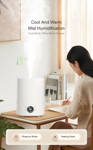 RUNAL Humidificateur ultrasonique à remplissage par le haut 6L, brume froide et chaude, aromathérapie, contrôle par application, pour usage domestique 2L 3L 4L 5L N - Product Image 3