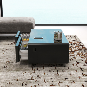 Meubles de salon table basse intelligente avec 2 armoires réfrigérées lecteur de <span class=keywords><strong>musique</strong></span> de luxe moderne de haute qualité - Product Image 6