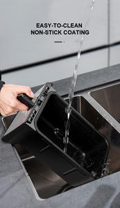 Electrodoméstico de cocina, <span class=keywords><strong>horno</strong></span> de <span class=keywords><strong>pan</strong></span>, dos cesta de freír, gran capacidad, multifunción, 8L, automático, sin aceite, freidora de aire - Product Image 5